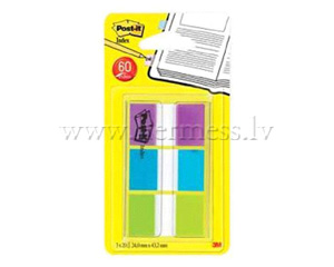 Indeksi 25*38mm, 3*20 lapim, plastikta